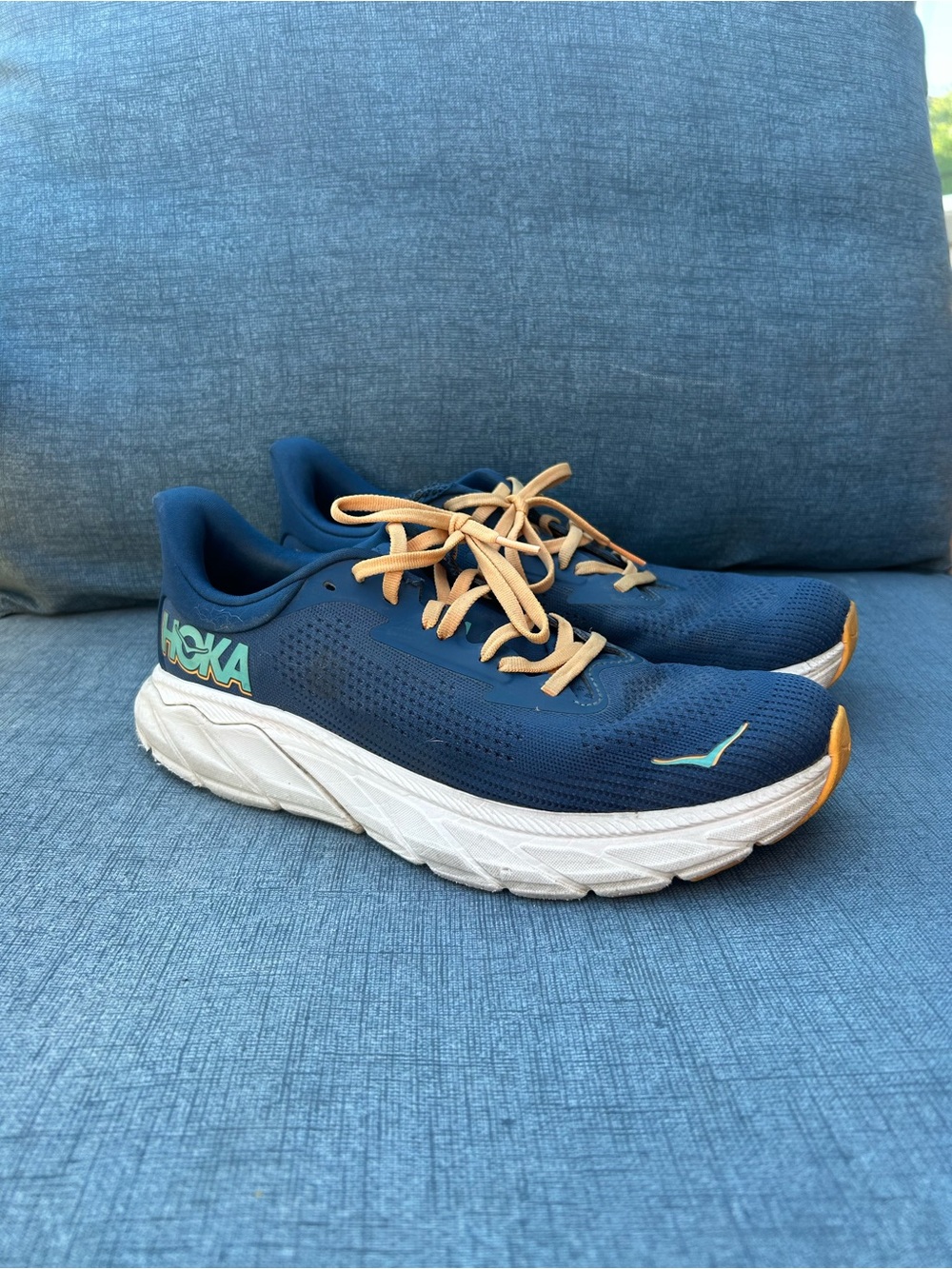 Hoka Arahi 7 One One Blue Running Shors, Men’s Size US 8 D Stability Shoe